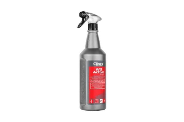 Sanitāro telpu mazgāšanas līdzeklis ar polimēru CLINEX W3 ACTIVE SHIELD, 1 L